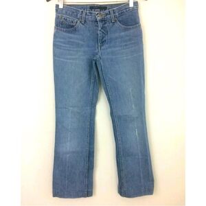 Marc Jacobs Jeans Women 2 27 Petite Blue Low Rise Bootcut Distressed